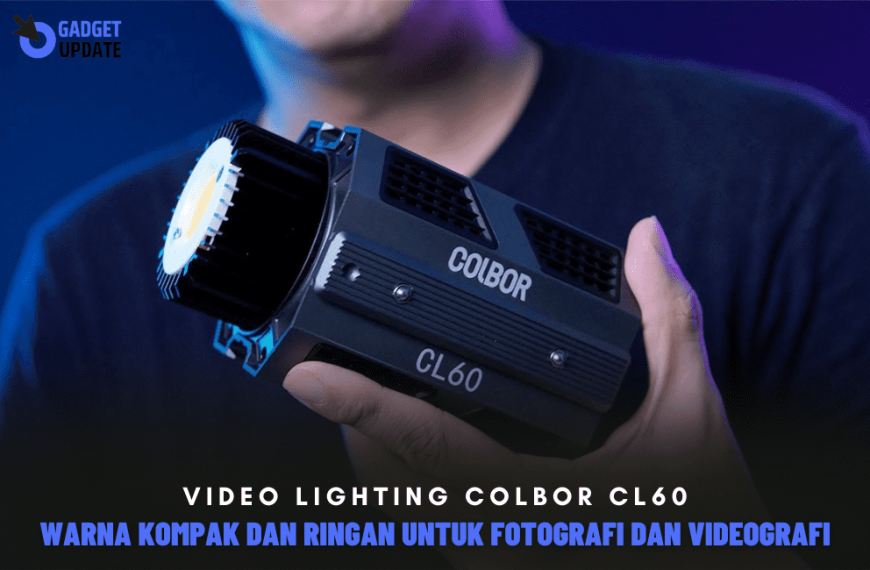 Video Lighting Colbor CL60, Warna Kompak dan Ringan untuk Fotografi dan Videografi